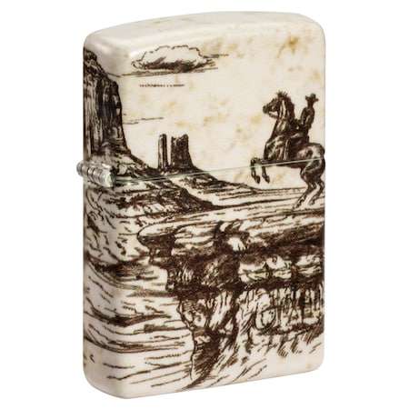 Zippo Wild West Scene Design 540 Color Pocket Lighter 48518